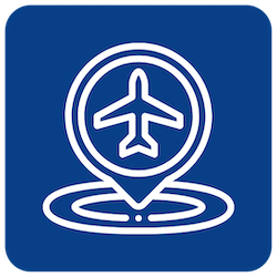 Airport Transportation Pin